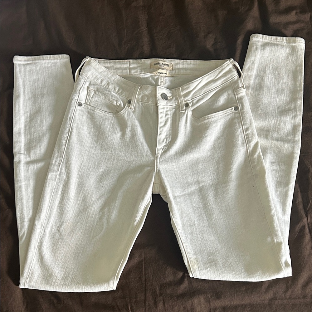 Levi's Women's Crisp White Skinny Jeans